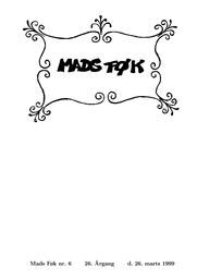Madsføk Årgang 26 nummer 6
