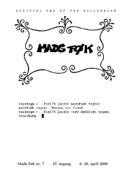 Madsføk Årgang 27 nummer 7